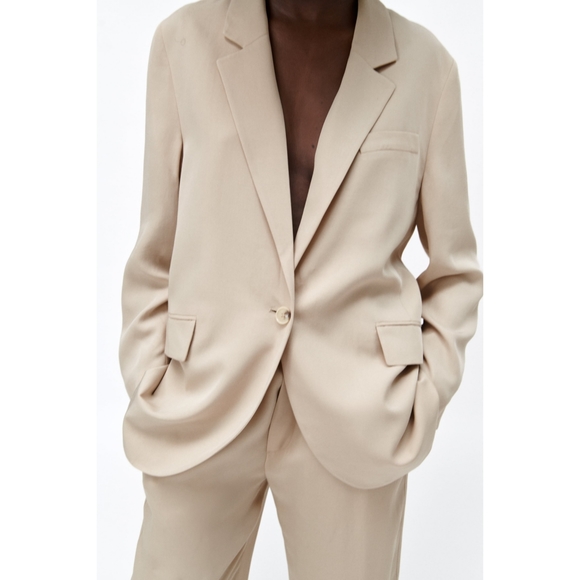 Zara flowy business casual luxe blazer - Picture 6 of 12